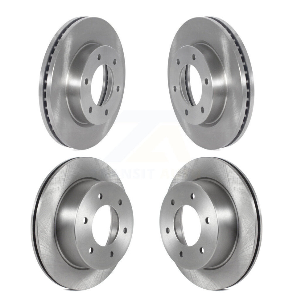 Front Rear Disc Brake Rotors Kit For Ford Ranger Bronco K8-102244