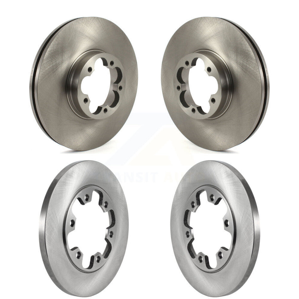 Front Rear Disc Brake Rotors Kit For 2015-2019 Ford Transit-350 HD With 6 Lug Wheels K8-102252