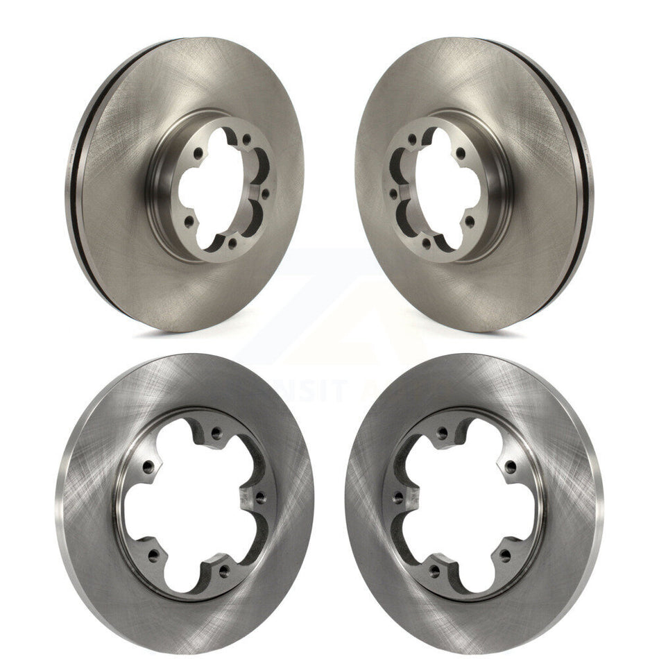 Front Rear Disc Brake Rotors Kit For 2016 Ford Transit-350 HD With 5 Lug Wheels K8-102253