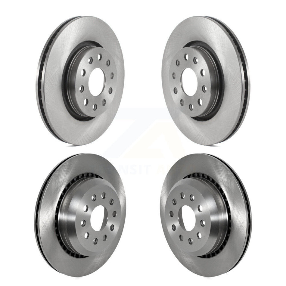 Front Rear Disc Brake Rotors Kit For 2020-2024 Jeep Gladiator K8-102262