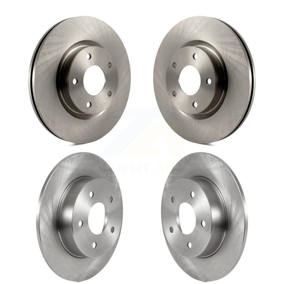 Front Rear Disc Brake Rotors Kit For 2019-2022 Nissan Altima With Power Operated Parking K8-102271