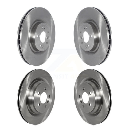 Front Rear Disc Brake Rotors Kit For Mercedes-Benz GLE400 Without Sport Package K8-102284