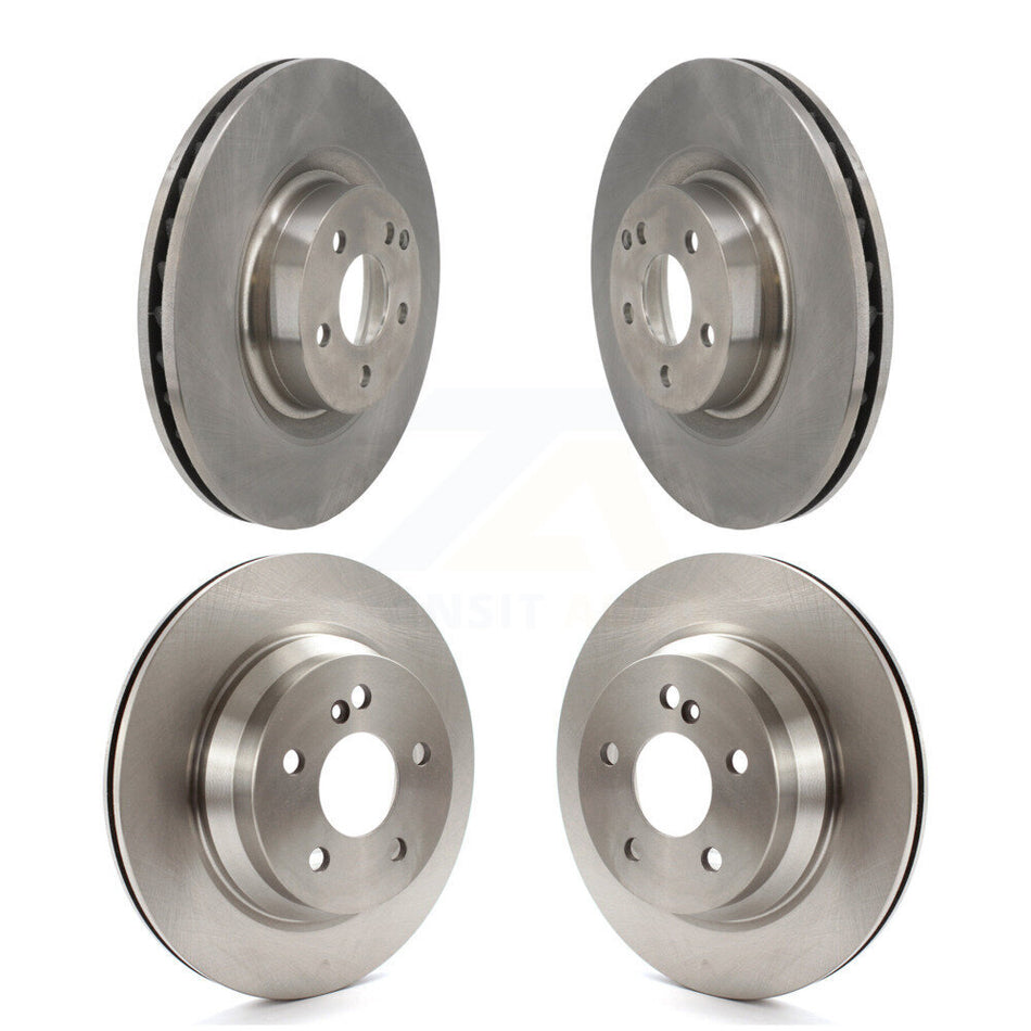 Front Rear Disc Brake Rotors Kit For Mercedes-Benz E400 With 344mm Diameter Rotor K8-102287