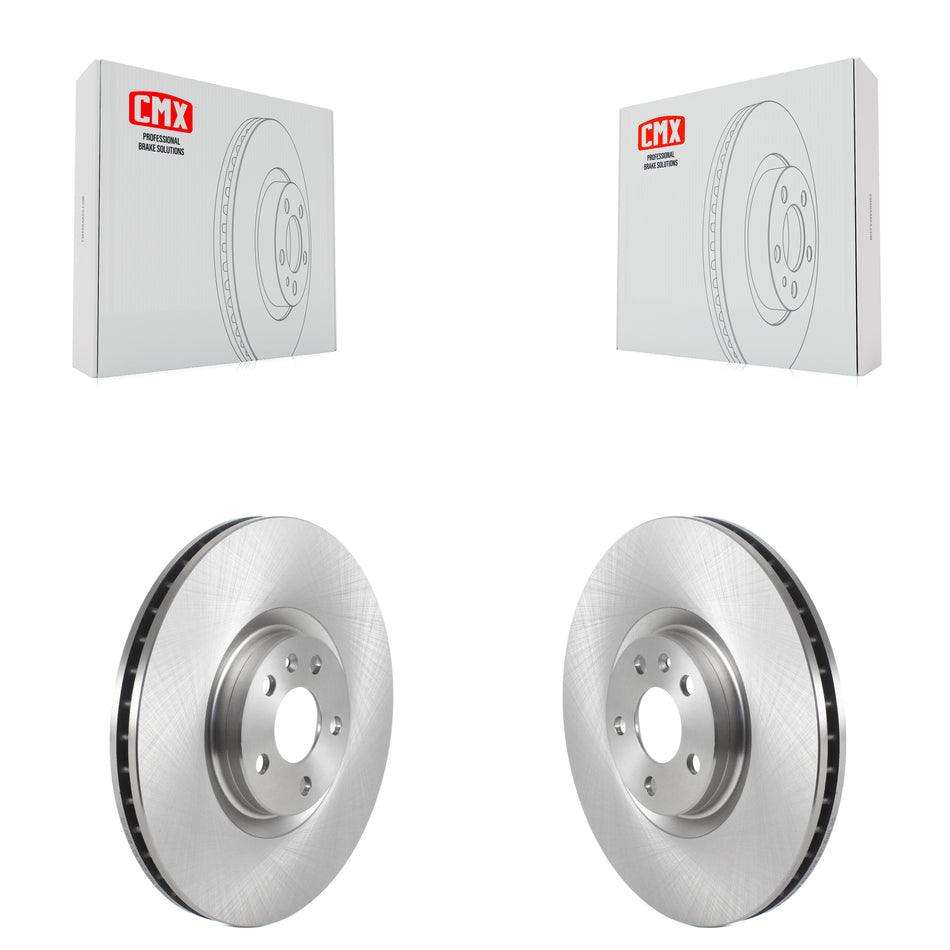 Front Disc Brake Rotors Pair For Volvo XC90 XC60 XC40 S90 S60 V90 Cross Country V60 With 345mm Diameter Rotor K8-102304