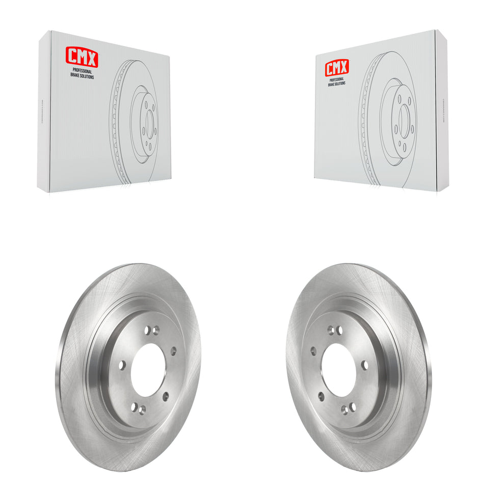 Rear Disc Brake Rotors Pair For Kia Cadenza Niro EV Hyundai Kona Electric K8-102321