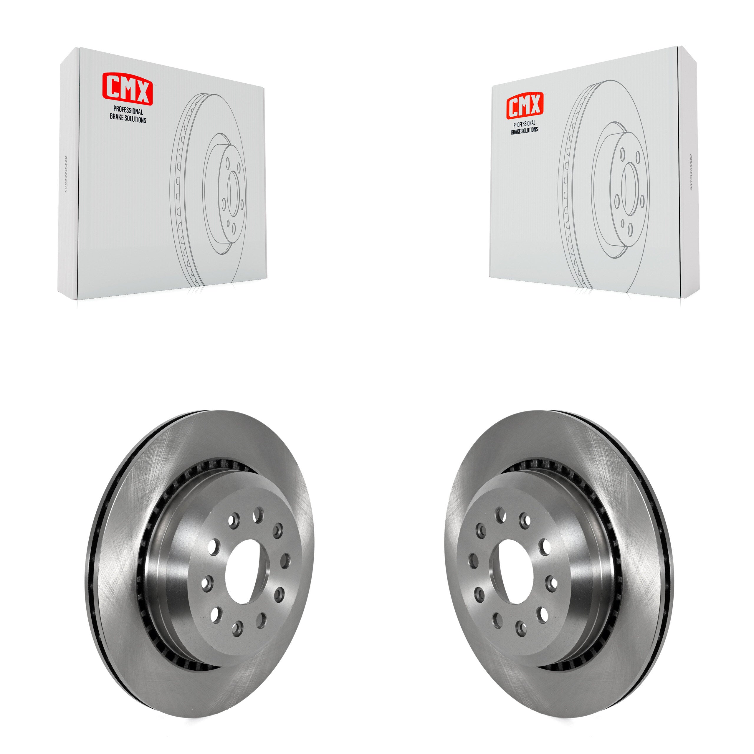 Rear Disc Brake Rotors Pair For Jeep Wrangler Gladiator K8-102338