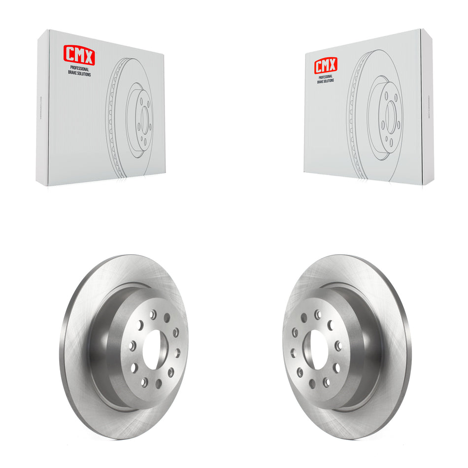 Rear Disc Brake Rotors Pair For 2018-2022 Jeep Wrangler With Heavy Duty Brakes Code BR2 & BR6 K8-102347