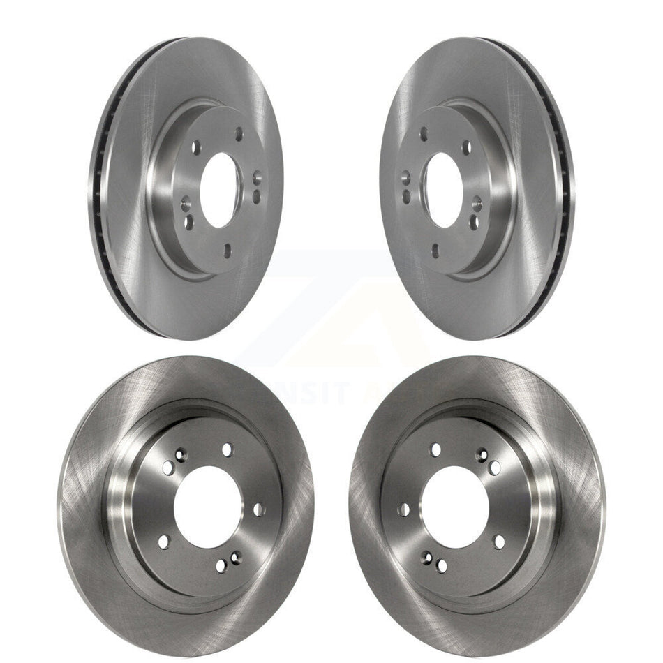 Front Rear Disc Brake Rotors Kit For Kia Niro Hyundai Ioniq K8-102368