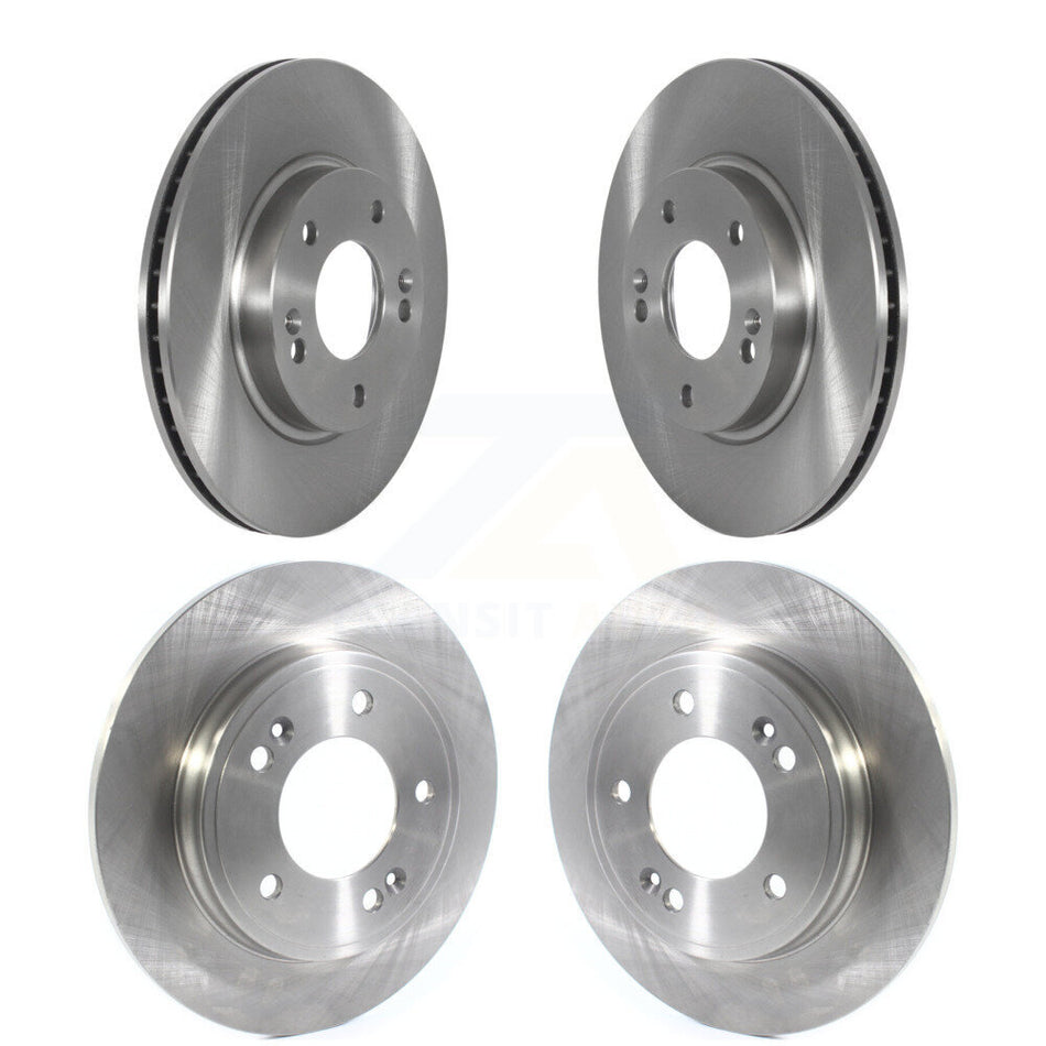 Front Rear Disc Brake Rotors Kit For Kia Niro Hyundai Ioniq K8-102369