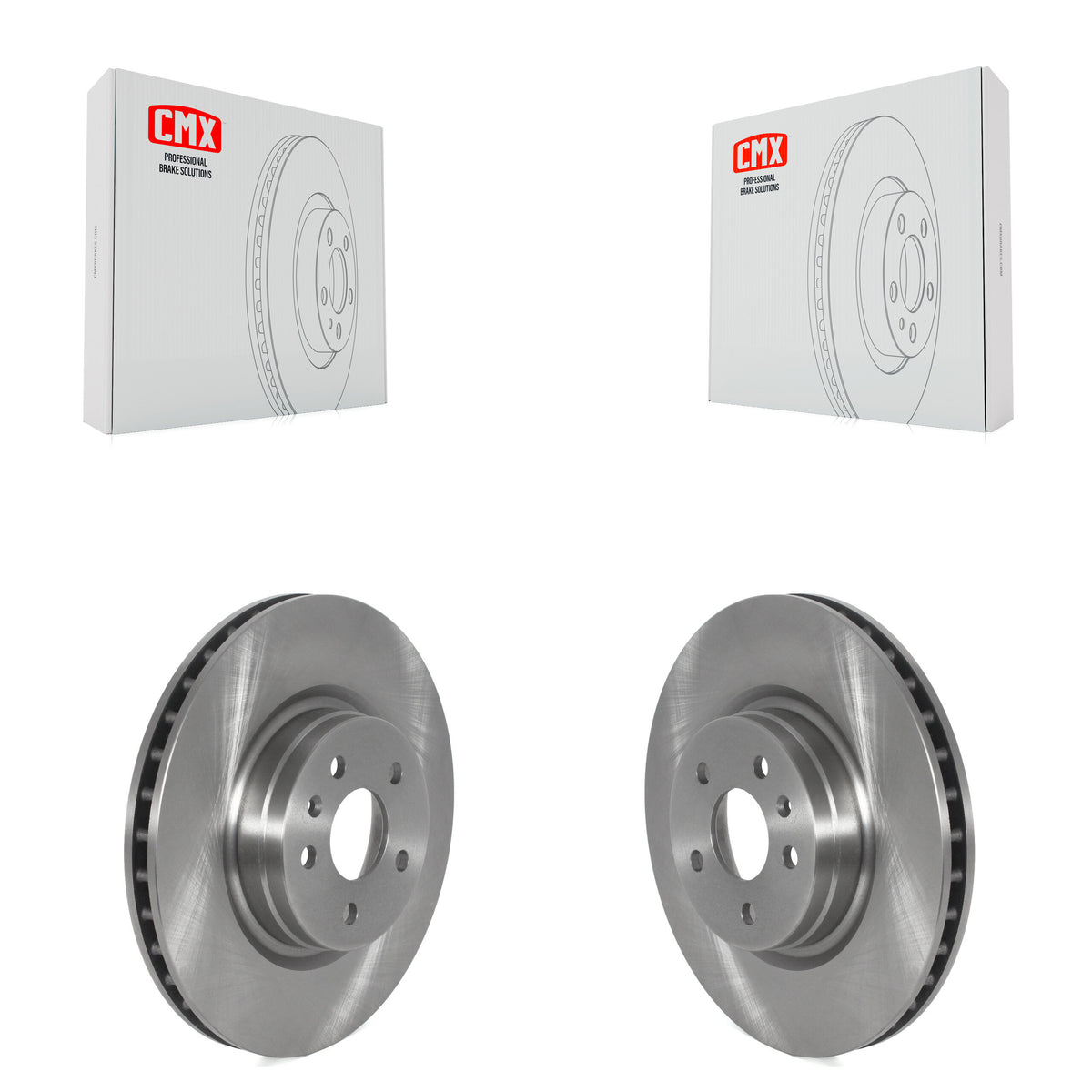 Front Disc Brake Rotors Pair For Tesla S X K8-102380