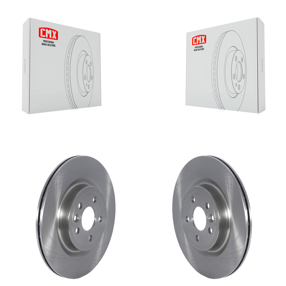 Rear Disc Brake Rotors Pair For Land Rover Jaguar F-Pace Range Velar Discovery Sport I-Pace K8-102385