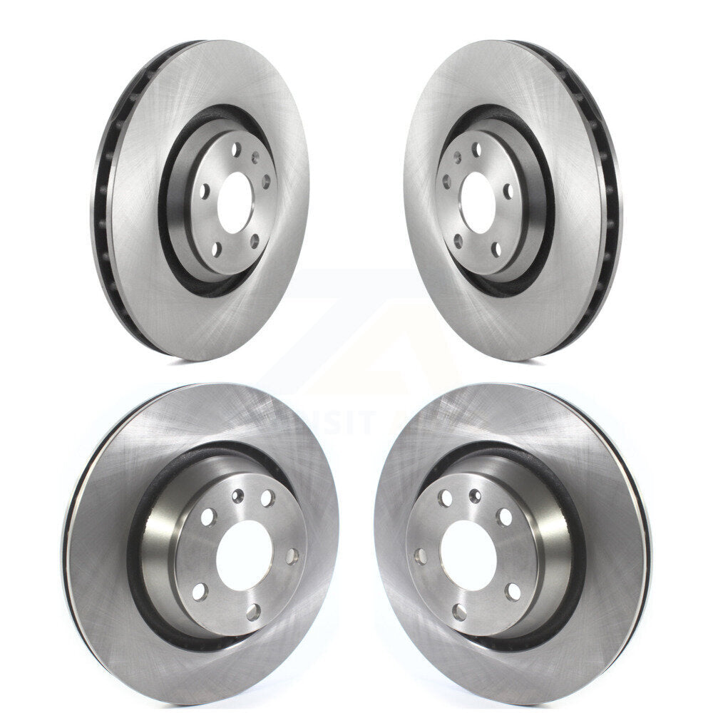 Front Rear Disc Brake Rotors Kit For 2009-2015 Audi TTS Quattro K8-102417