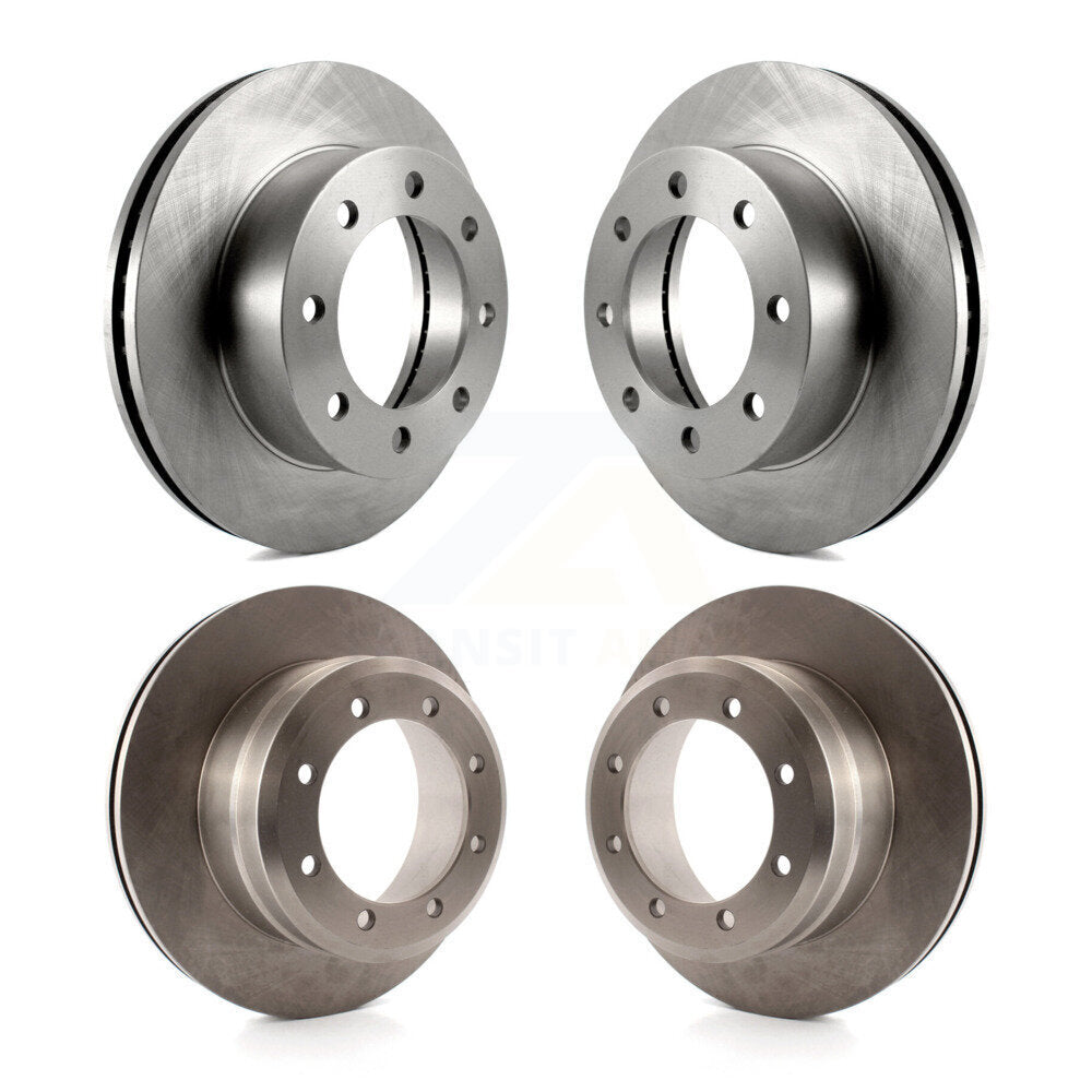 Front Rear Disc Brake Rotors Kit For Ford F-250 Super Duty F-450 K8-102423