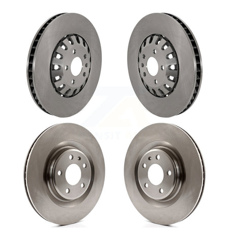 Front Rear Disc Brake Rotors Kit For 2019-2021 Audi A6 Quattro A7 Sportback K8-102446