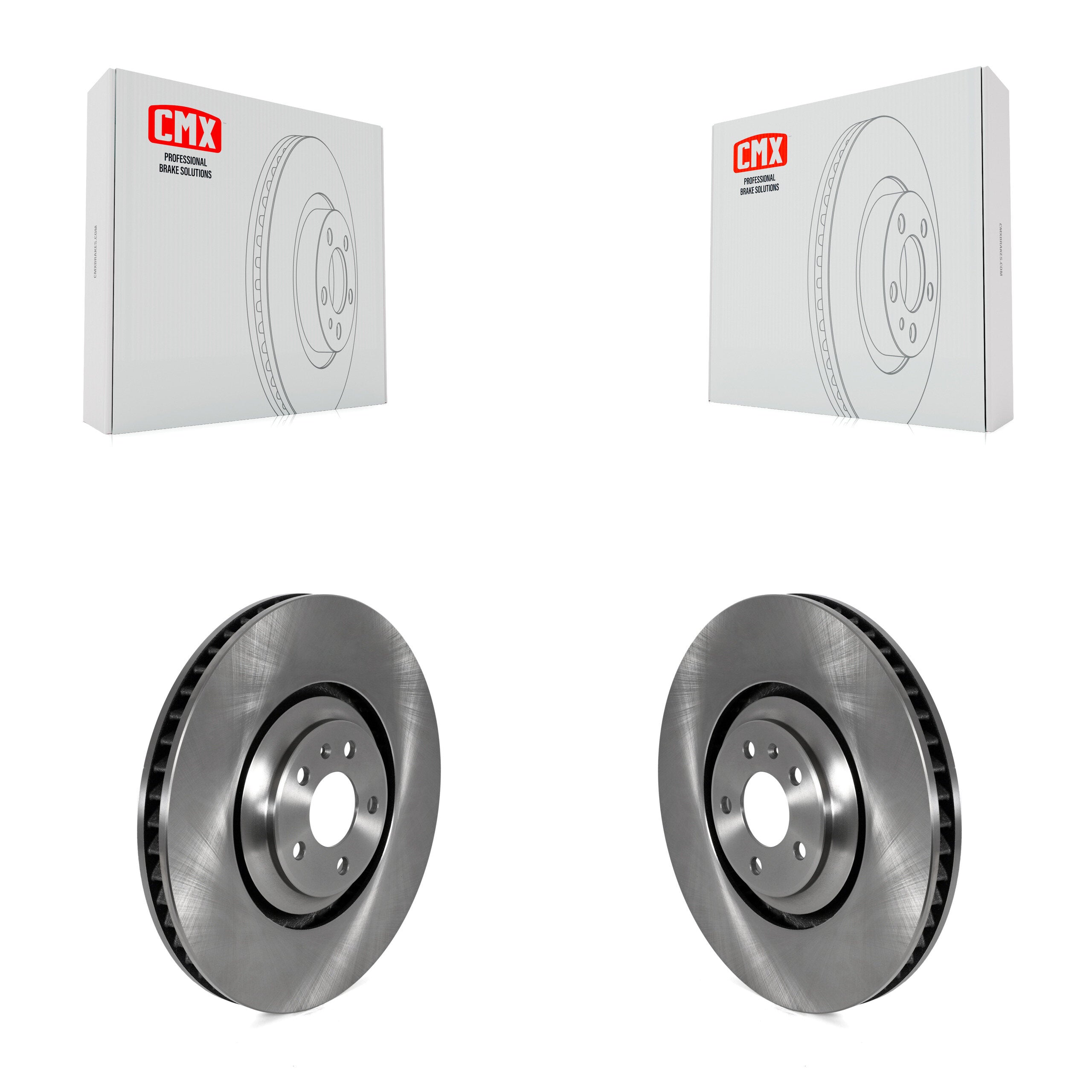 Front Disc Brake Rotors Pair For Audi SQ5 A8 Quattro K8-102448