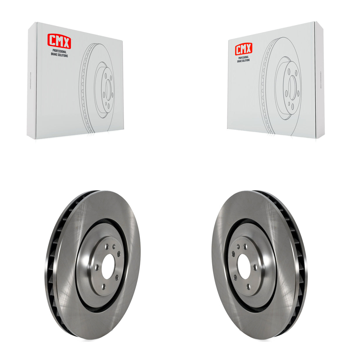 Front Disc Brake Rotors Pair For Audi A7 Quattro A8 S6 S7 S8 K8-102449