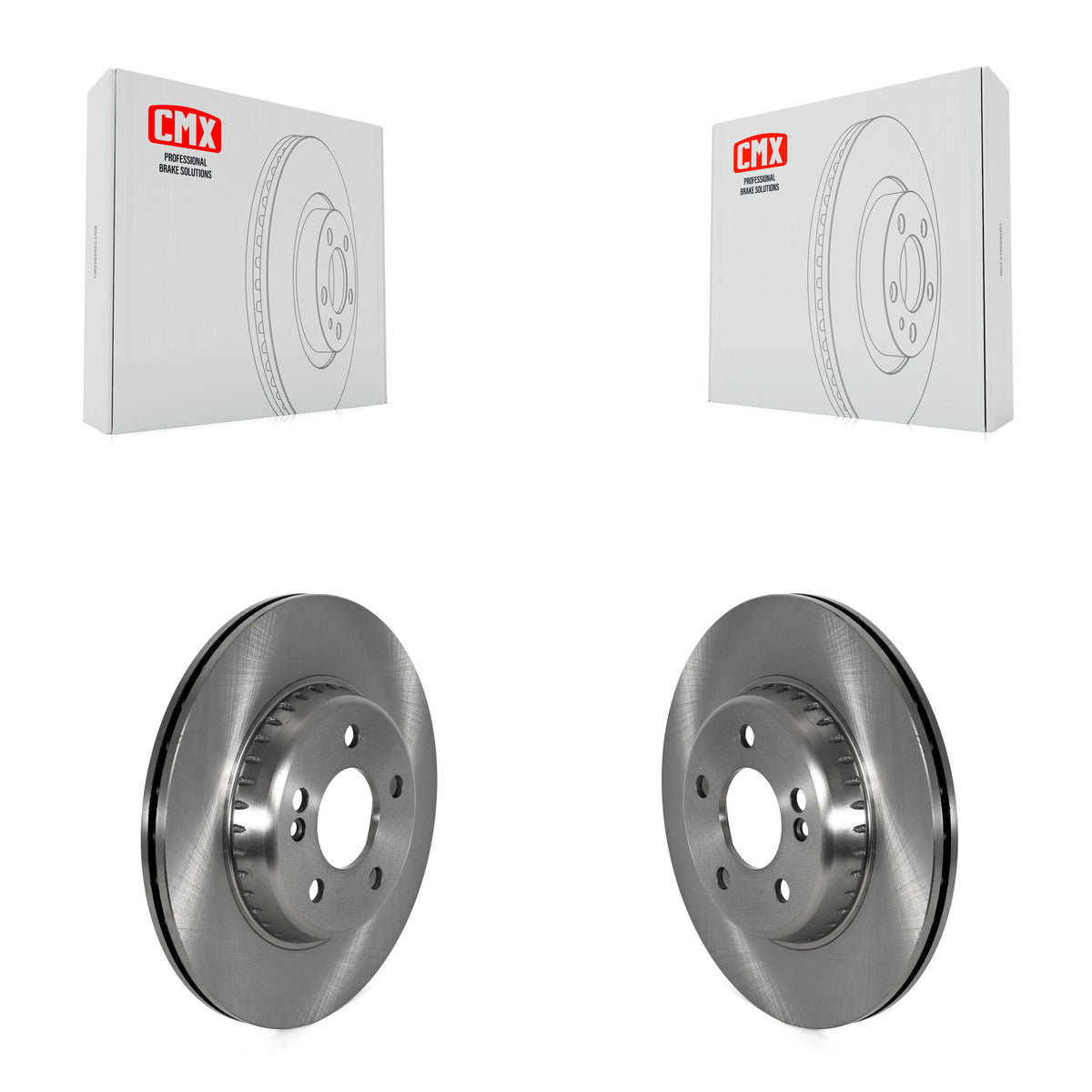 Rear Disc Brake Rotors Pair For Mercedes-Benz C300 E300 C400 E350 C350e K8-102452