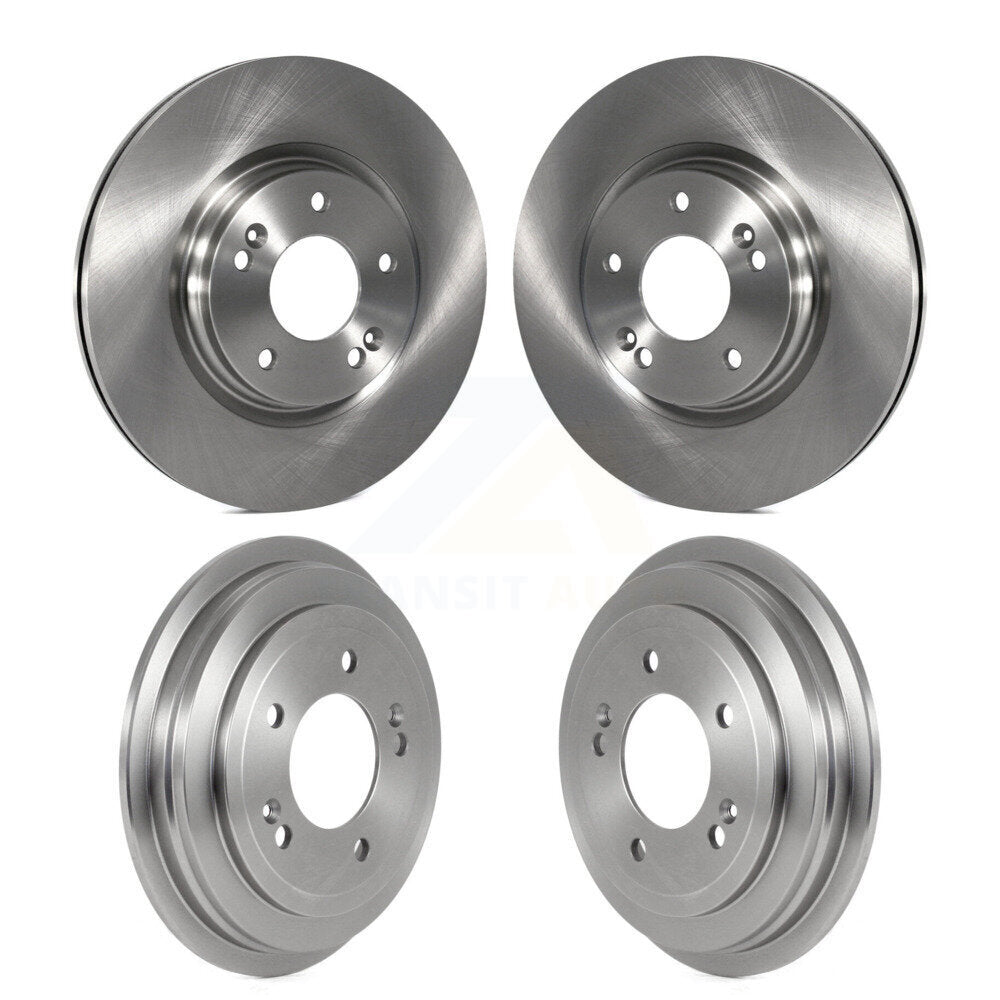 Front Rear Disc Brake Rotors Drums Kit For 2017-2020 Hyundai Elantra 1.6L K8-102453