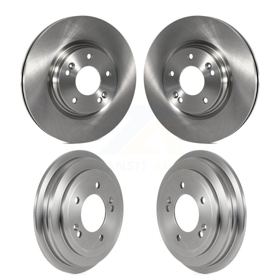 Front Rear Disc Brake Rotors Drums Kit For 2017-2020 Hyundai Elantra 1.6L K8-102453