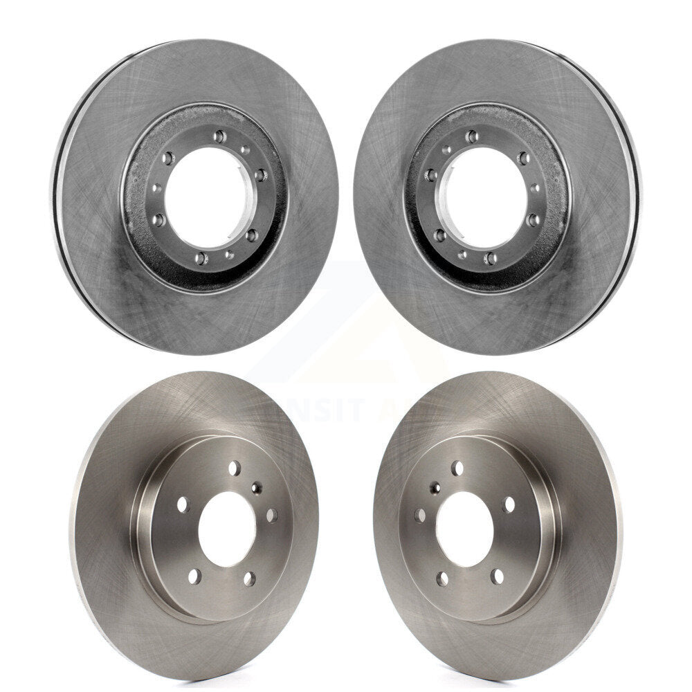Front Rear Disc Brake Rotors Kit For 2005 Pontiac Montana SV6 with FWD K8-102458