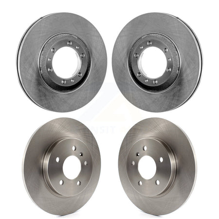Front Rear Disc Brake Rotors Kit For 2005 Pontiac Montana SV6 with FWD K8-102458