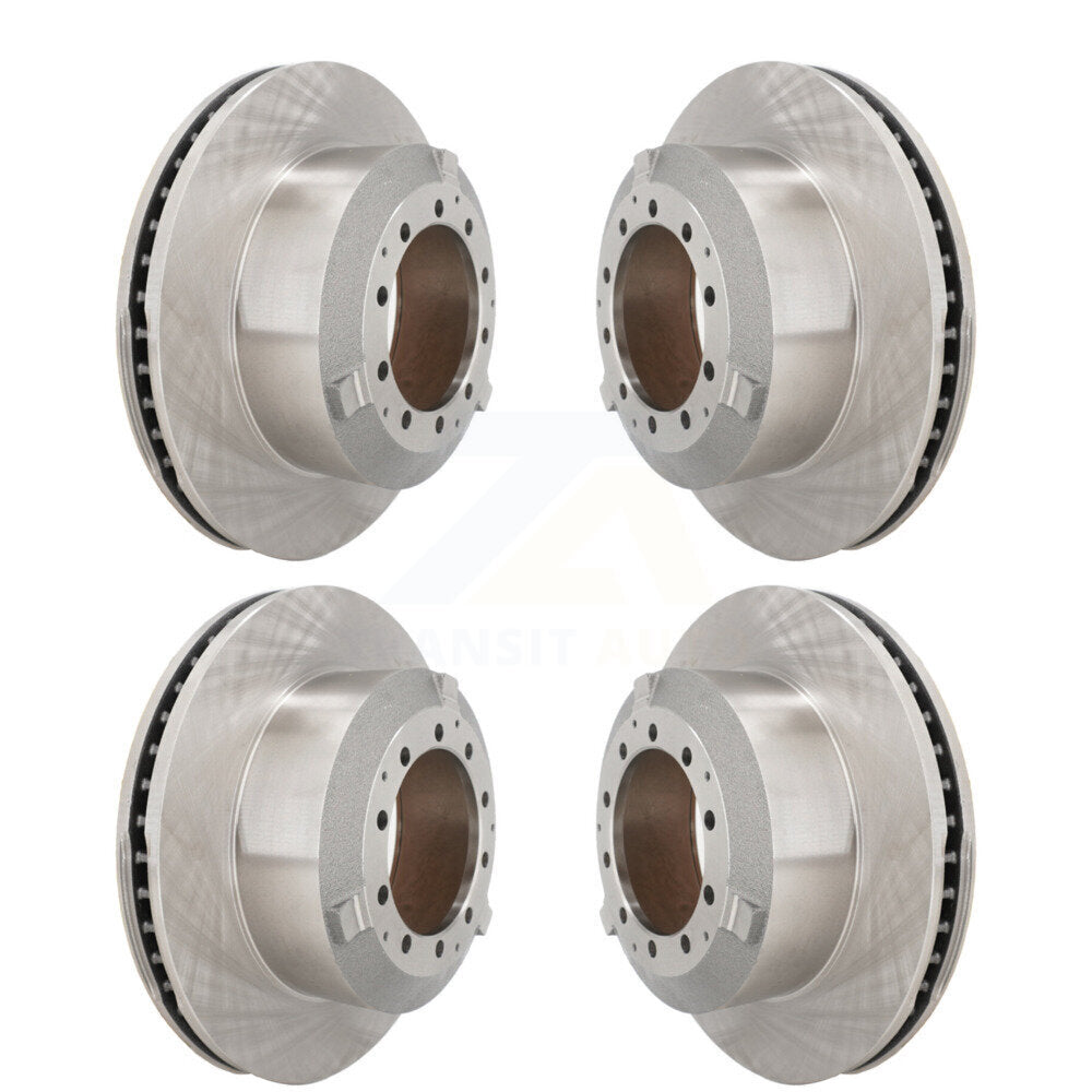 Front Rear Brake Rotors Kit For International TerraStar IC Corporation AE School Bus AC K8-102463