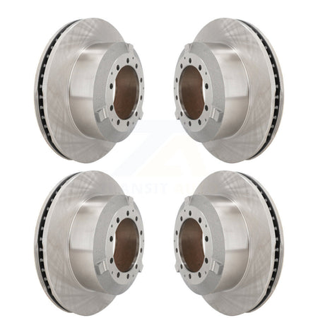 Front Rear Brake Rotors Kit For International TerraStar IC Corporation AE School Bus AC K8-102463