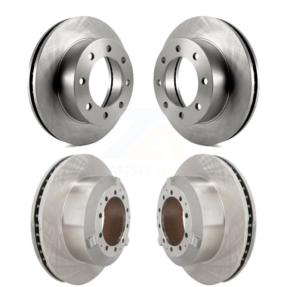 Front Rear Disc Brake Rotors Kit For 2005-2009 Ford F-450 Super Duty With 8 Lug Wheels K8-102466