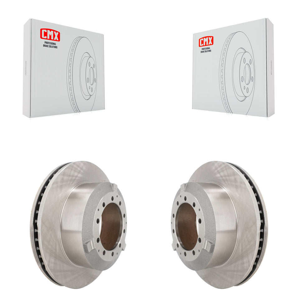 Rear Brake Rotor Pair For Ford F-350 Super Duty F-450 F-550 International TerraStar Ram IC K8-102468