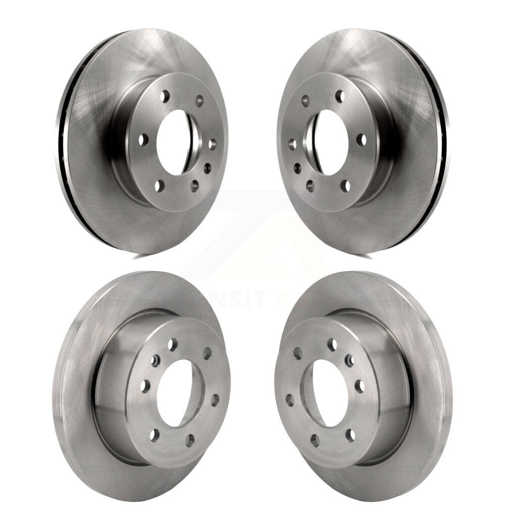Front Rear Disc Brake Rotors Kit For Mercedes-Benz Sprinter 2500 3500 Freightliner 1500 K8-102470