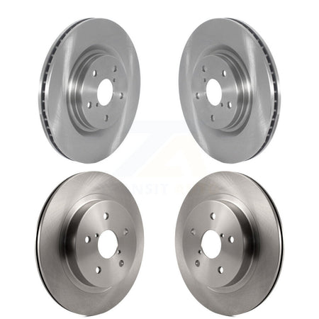 Front Rear Disc Brake Rotors Kit For Subaru Outback WRX Legacy K8-102474