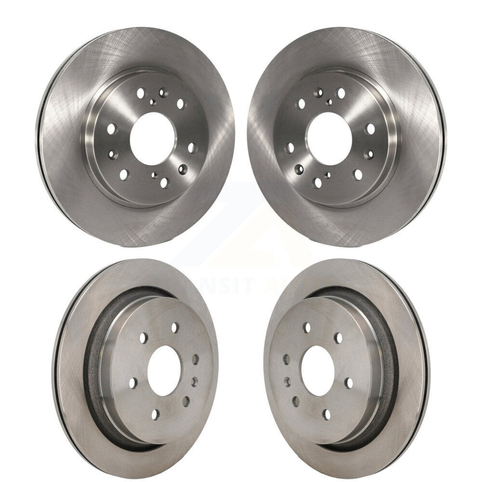 Front Rear Brake Rotor Kit For 13-16 Cadillac XTS With 6 Lug Wheels Heavy Duty Brakes K8-102482