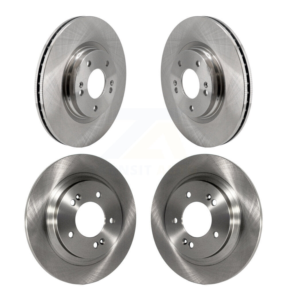 Front Rear Disc Brake Rotors Kit For Hyundai Kona Sonata Kia Niro EV K5 K8-102493