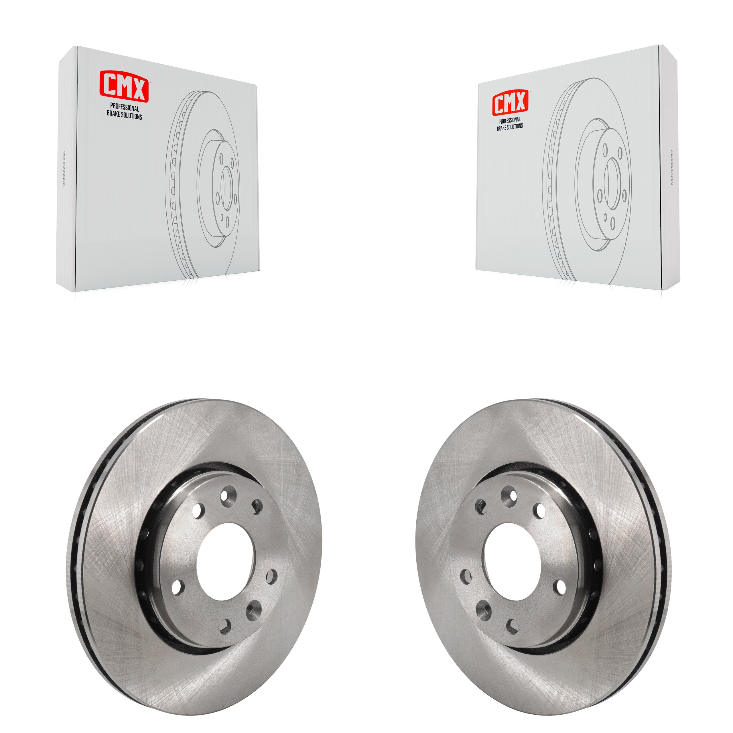Front Disc Brake Rotors Pair For Nissan Kicks Sentra K8-102495