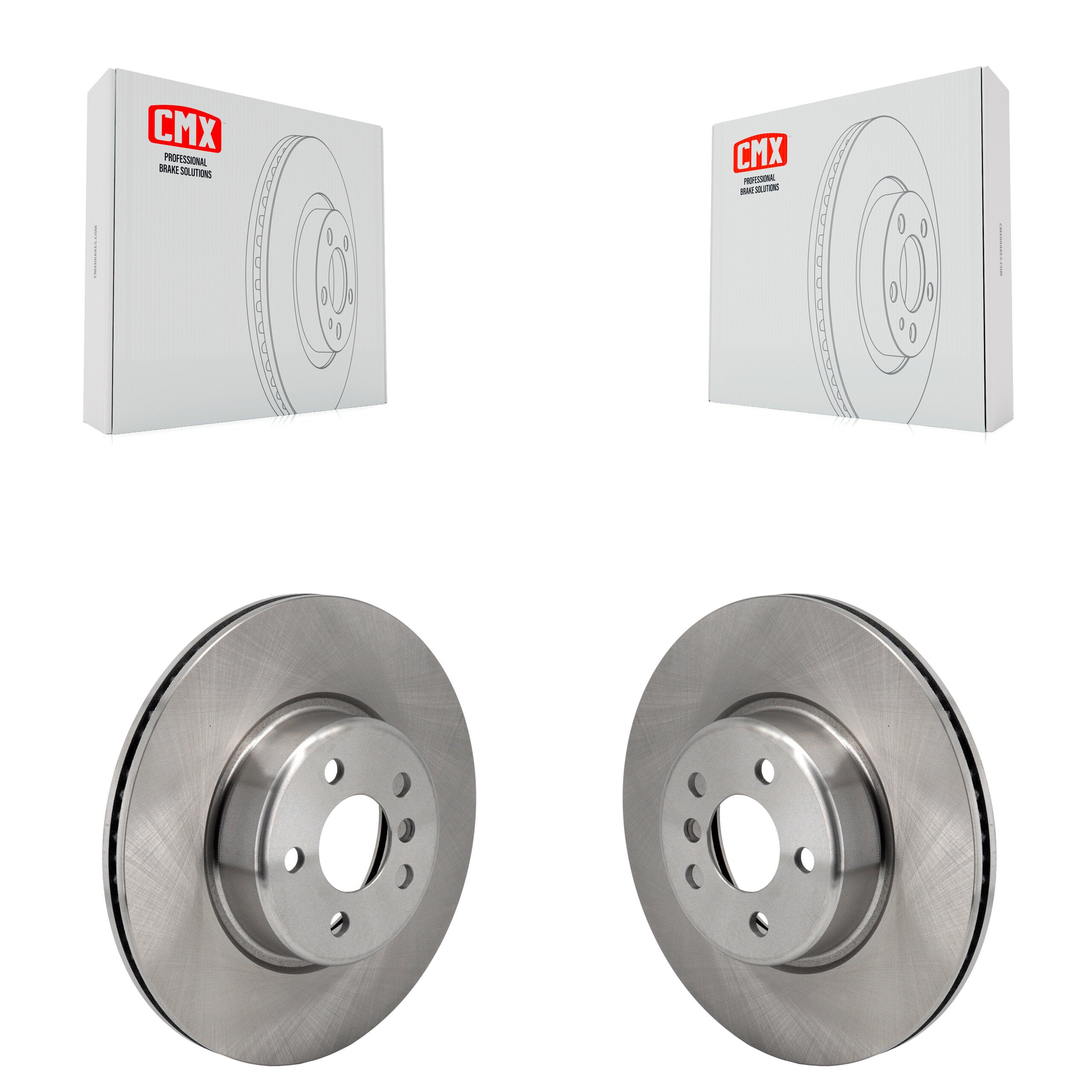 Front Disc Brake Rotor Pair For BMW X3 330i xDrive X4 330e Toyota GR Supra Z4 430i 230i GT K8-102496