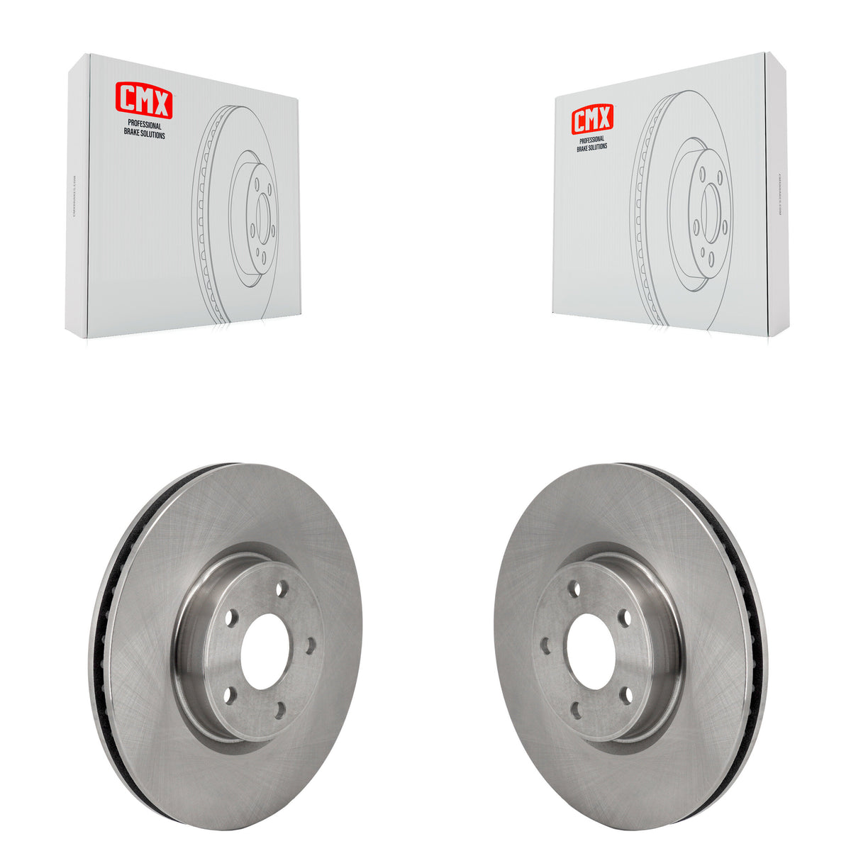 Front Disc Brake Rotors Pair For Ford Escape Bronco Sport Lincoln Corsair K8-102498