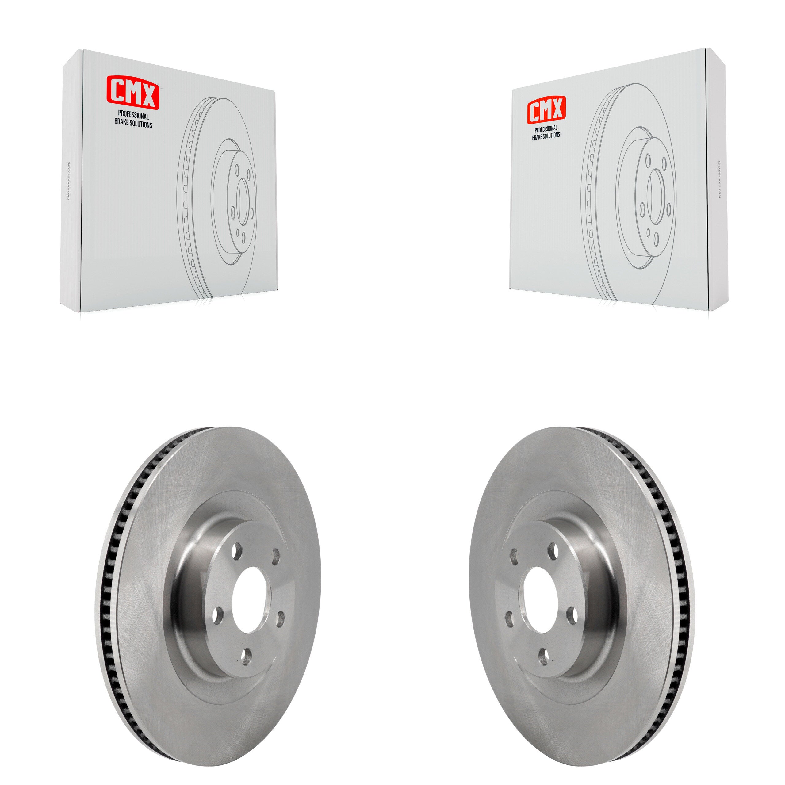 Front Disc Brake Rotors Pair For 2022-2023 Ford Maverick K8-102500