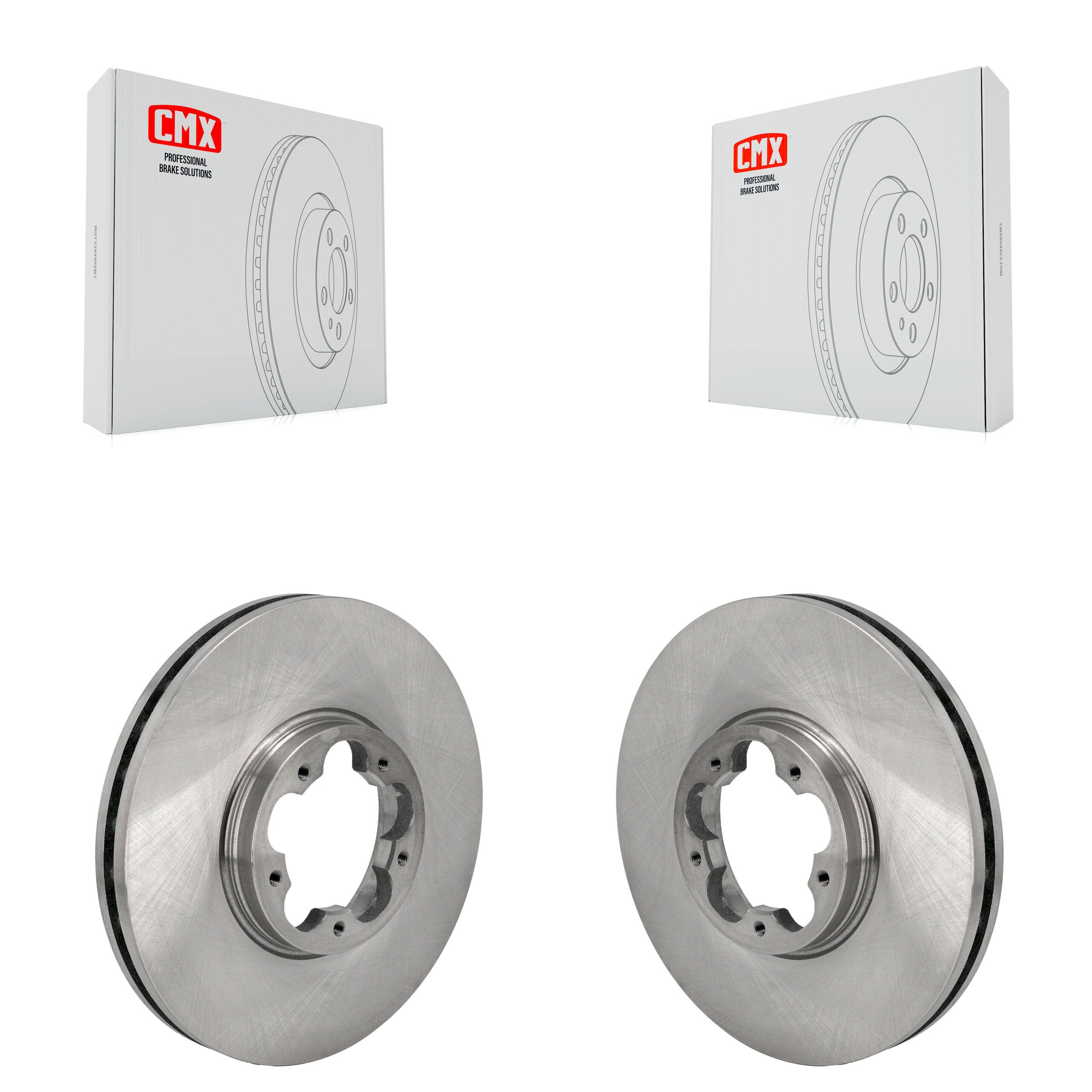 Front Disc Brake Rotors Pair For Ford Transit-250 Transit-150 Transit-350 E-Transit HD K8-102503