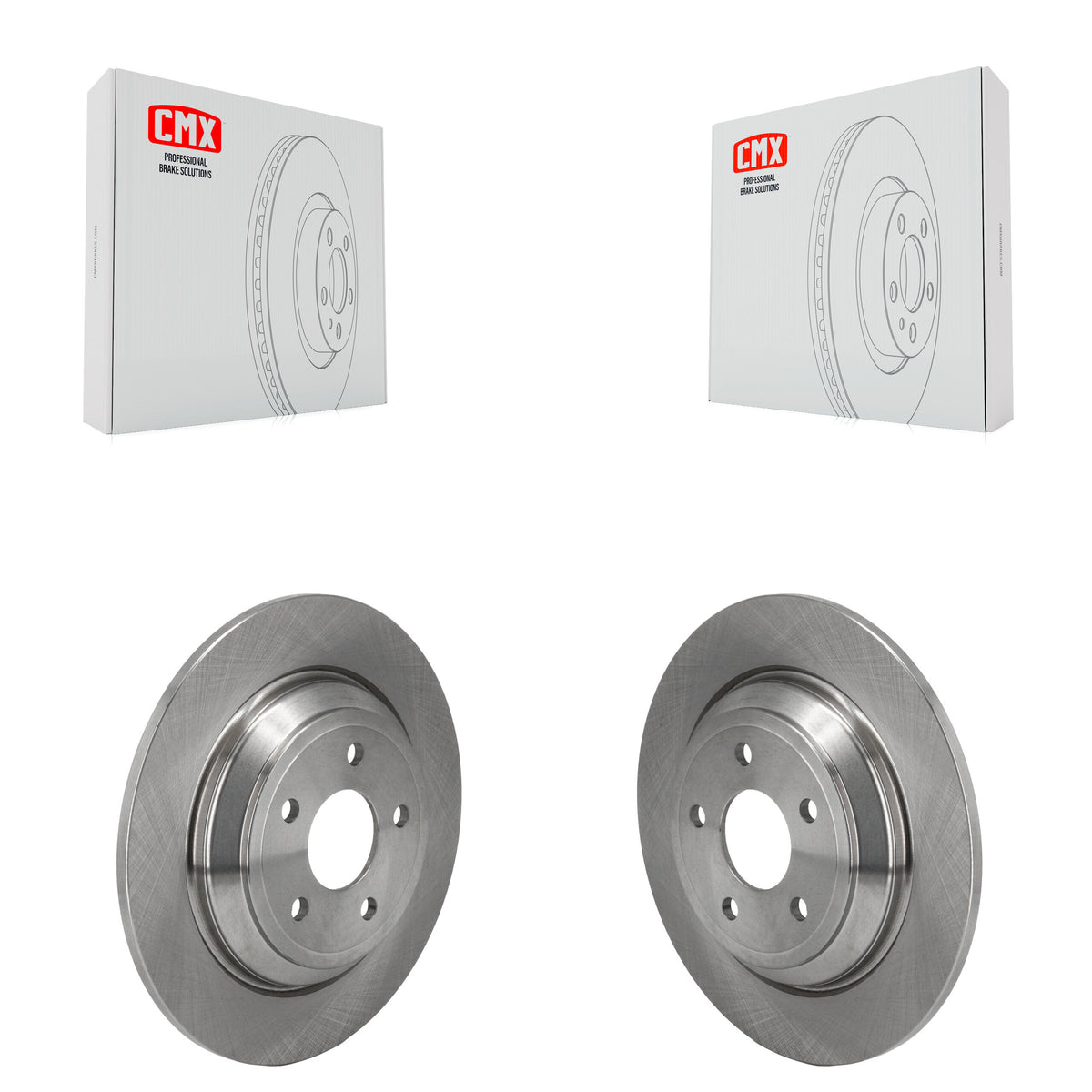 Rear Disc Brake Rotors Pair For Ford Escape Bronco Sport Focus Lincoln Corsair K8-102507
