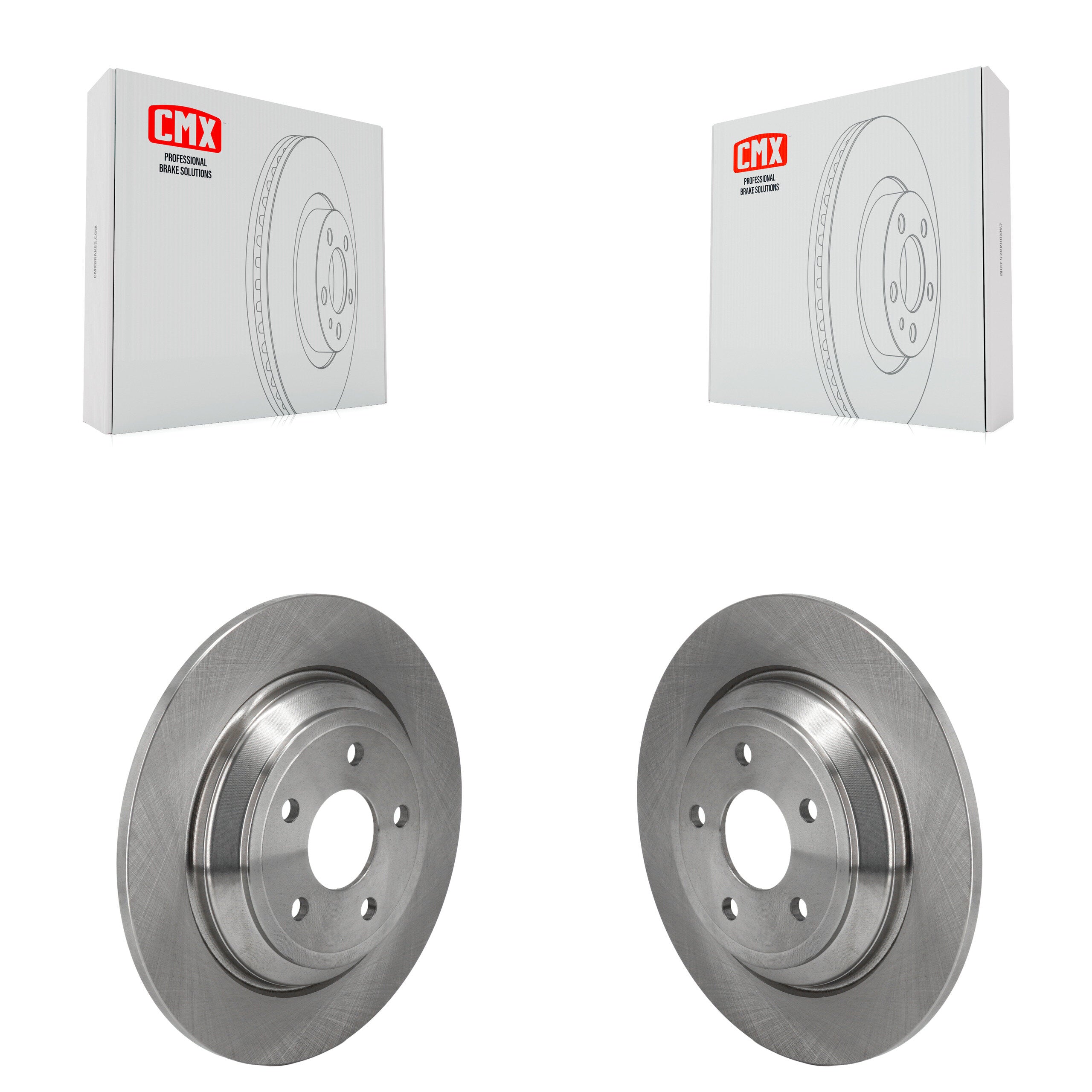 Rear Disc Brake Rotors Pair For Ford Escape Bronco Sport Focus Lincoln Corsair K8-102507