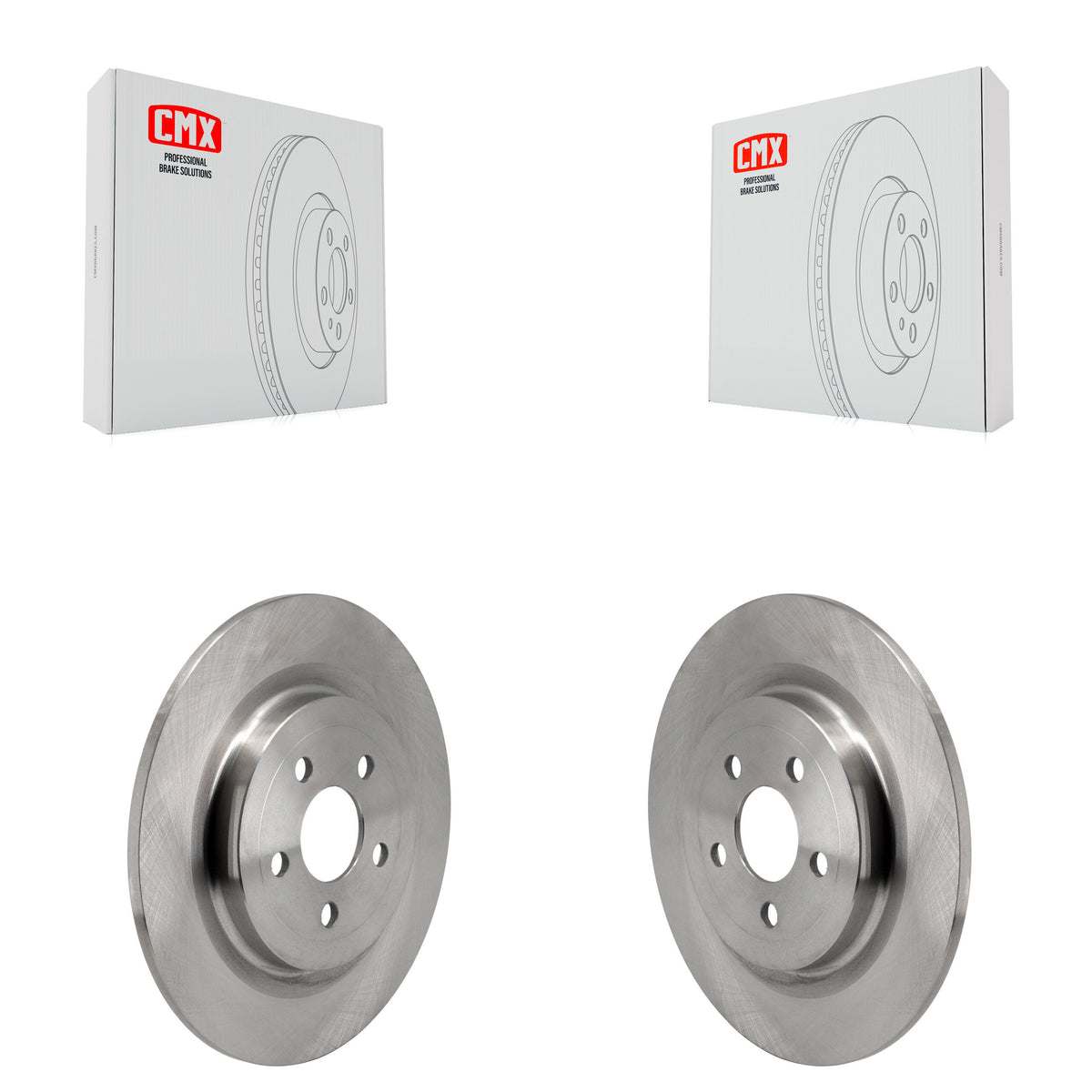 Rear Disc Brake Rotors Pair For 2021-2023 Ford Mustang Mach-E K8-102508