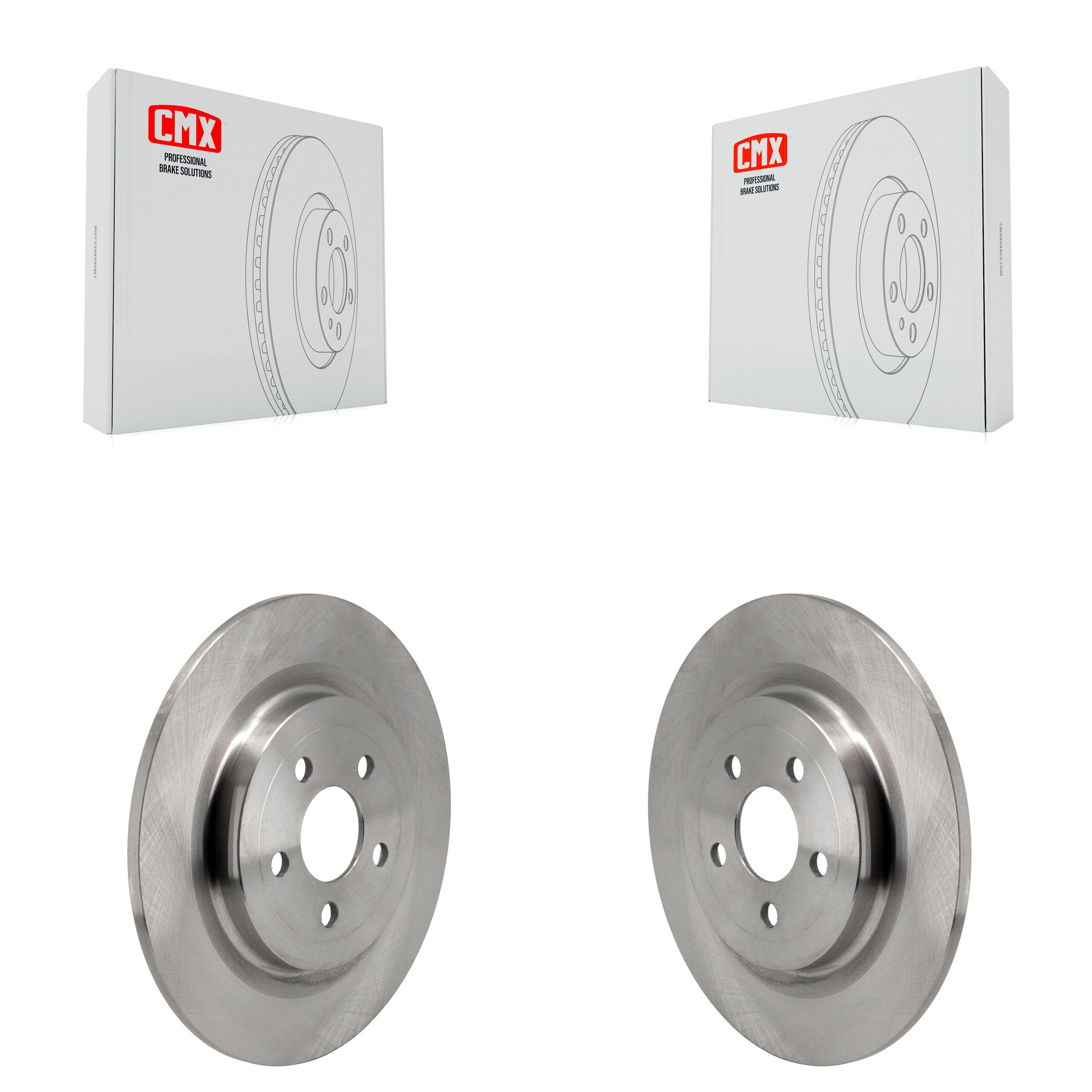 Rear Disc Brake Rotors Pair For 2021-2023 Ford Mustang Mach-E K8-102508