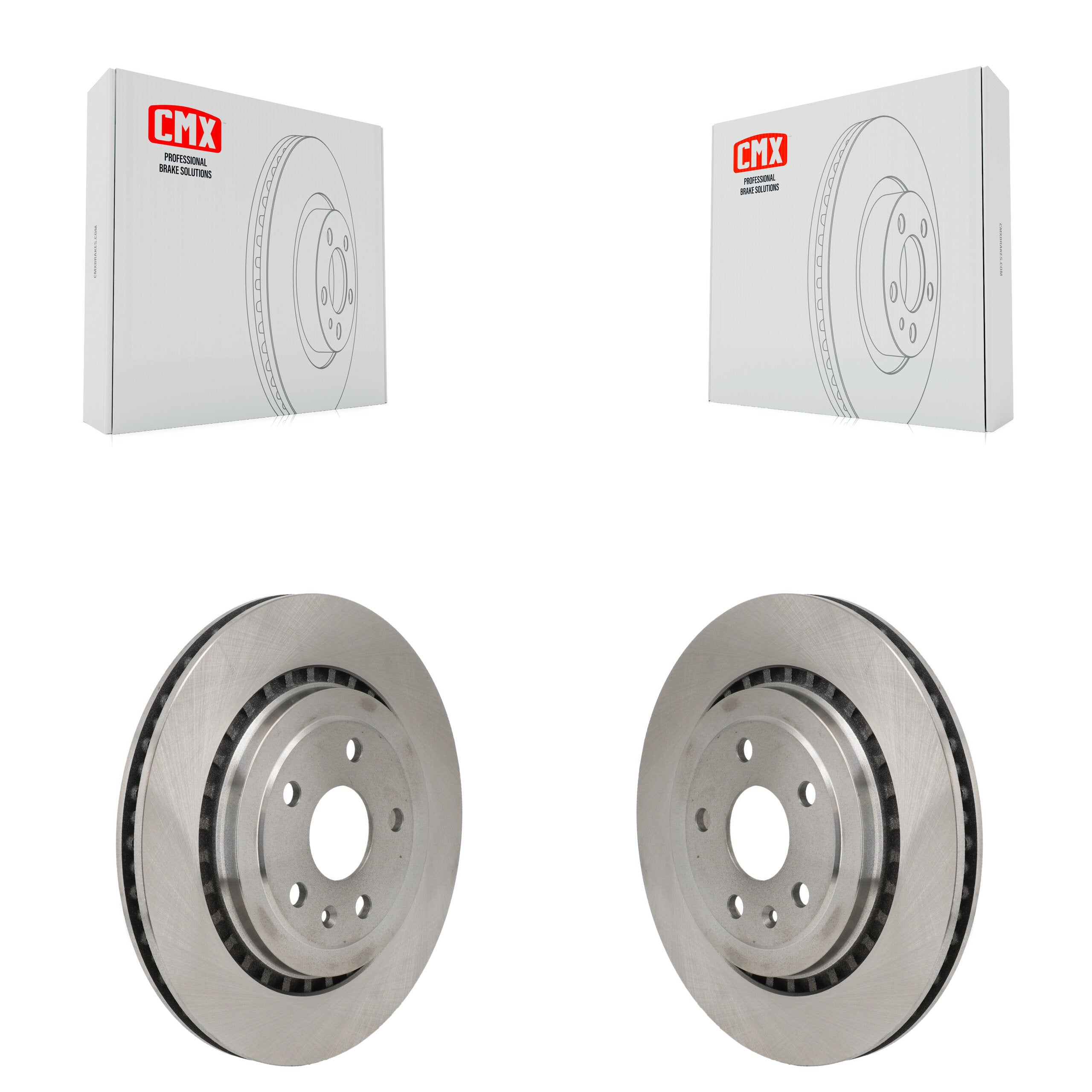 Rear Disc Brake Rotors Pair For Chevrolet Camaro Cadillac ATS K8-102511