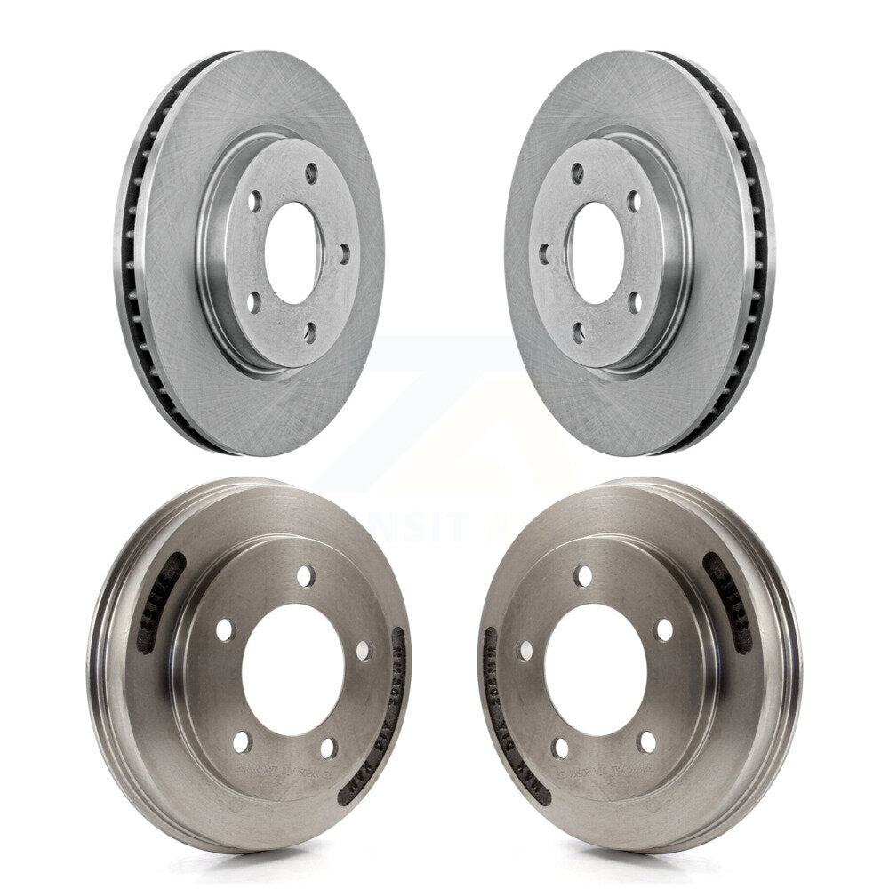 Front Rear Disc Brake Rotors Drums Kit For Mitsubishi Lancer K8-102512