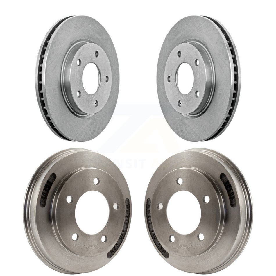 Front Rear Disc Brake Rotors Drums Kit For Mitsubishi Lancer K8-102512