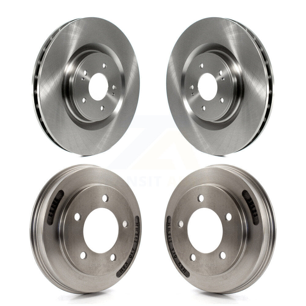 Front Rear Disc Brake Rotors Drums Kit For Mitsubishi Lancer K8-102513