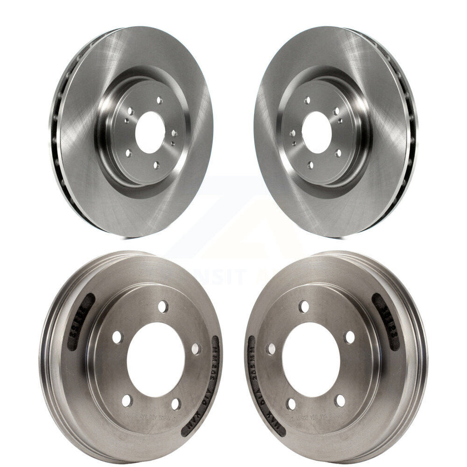 Front Rear Disc Brake Rotors Drums Kit For Mitsubishi Lancer K8-102513