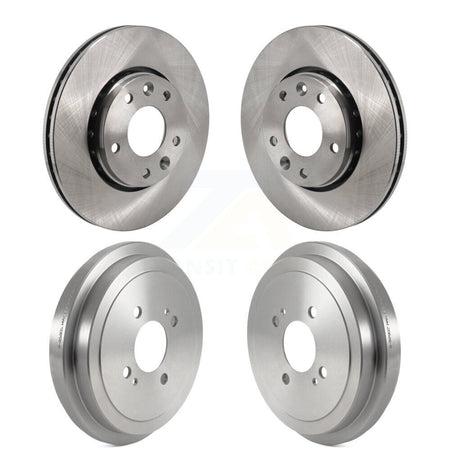 Front Rear Disc Brake Rotors Drums Kit For 2021-2023 Nissan Kicks SV SR K8-102517