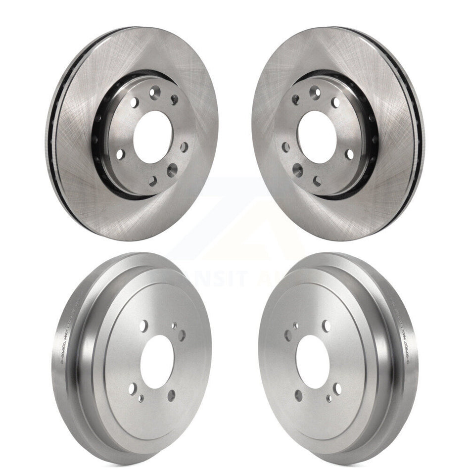 Front Rear Disc Brake Rotors Drums Kit For 2021-2023 Nissan Kicks SV SR K8-102517