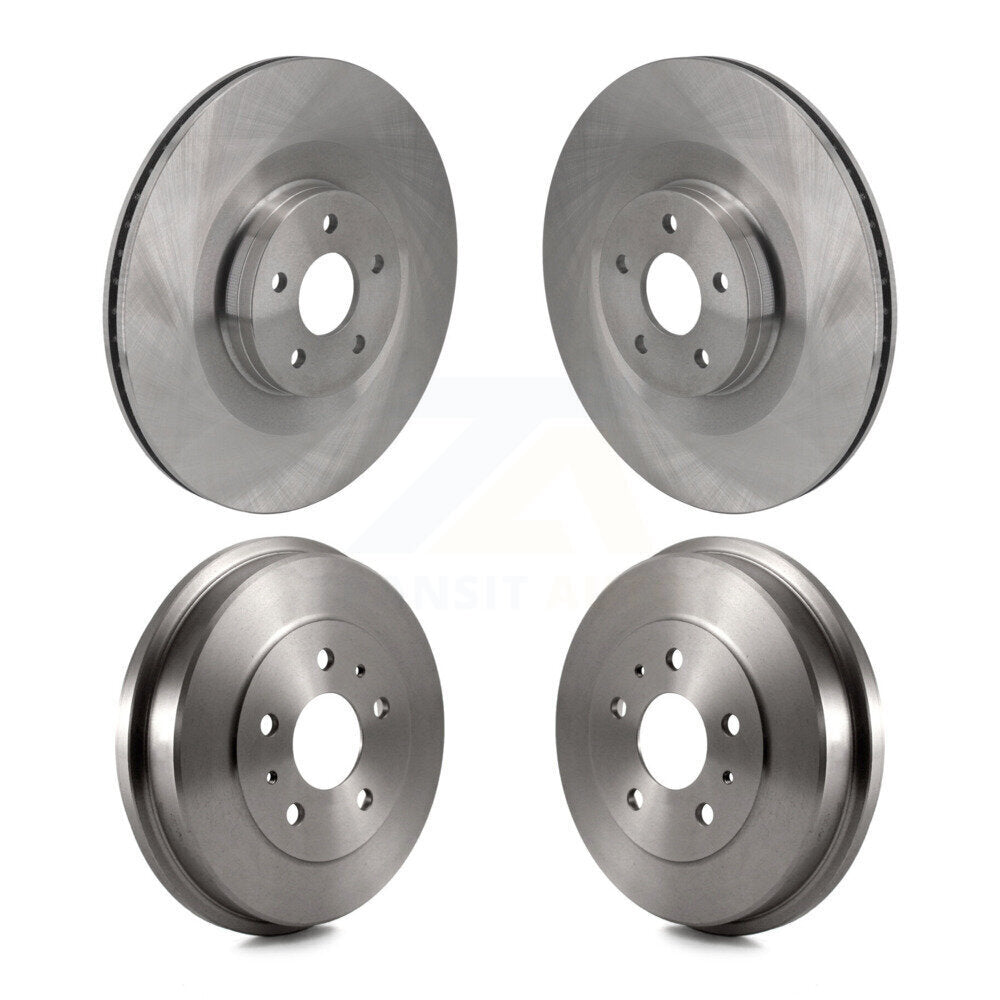 Front Rear Disc Brake Rotors Drums Kit For 2016-2018 Ford Focus RS K8-102518